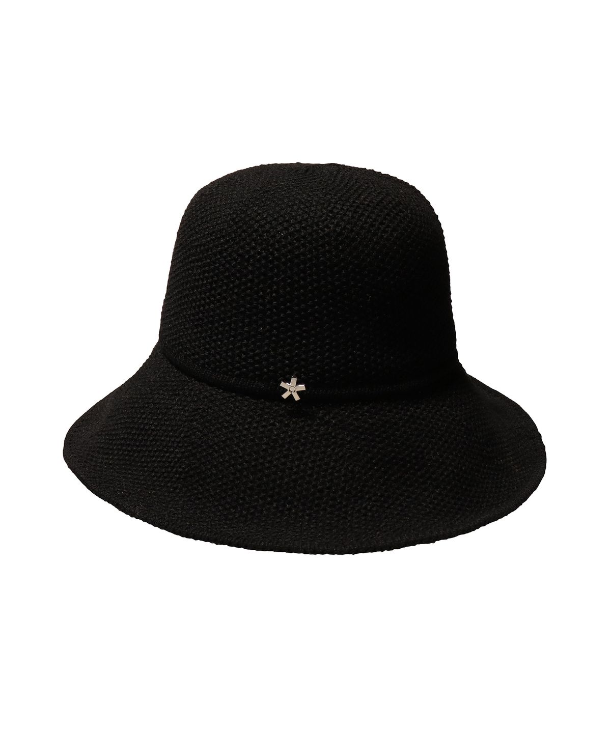 엘케블룸(ELKE BLOEM) MECHELEN WIDE BLACK BUCKET HAT