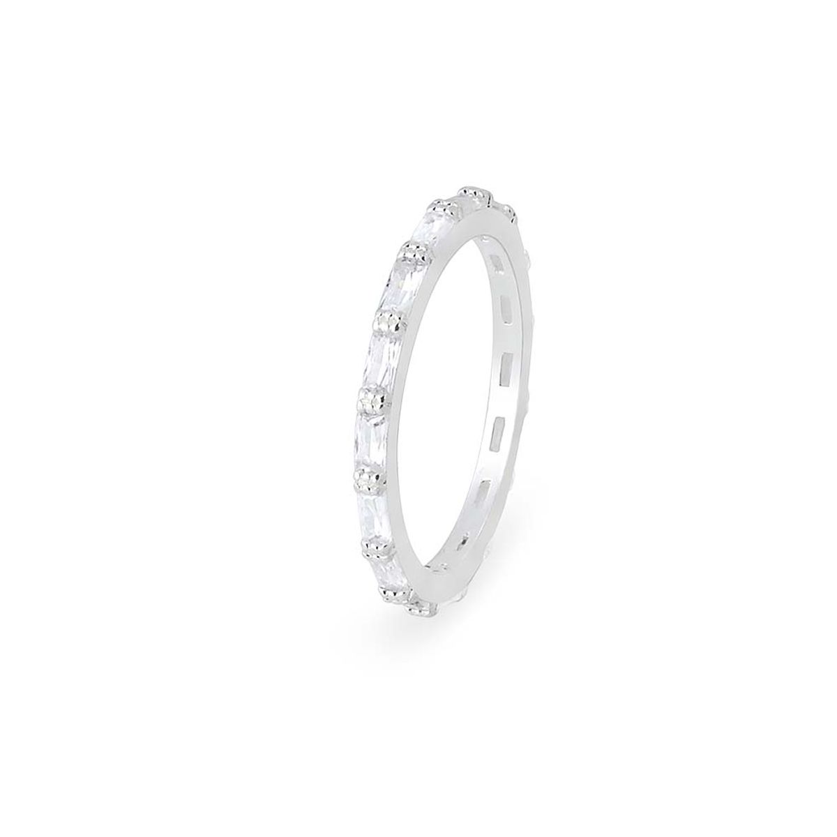 레인드랍 쥬얼리(RAINDROP JEWELRY) 레인드랍 화이트 바게트 2MM 브릴리언트 이터니티 반지 [S925]