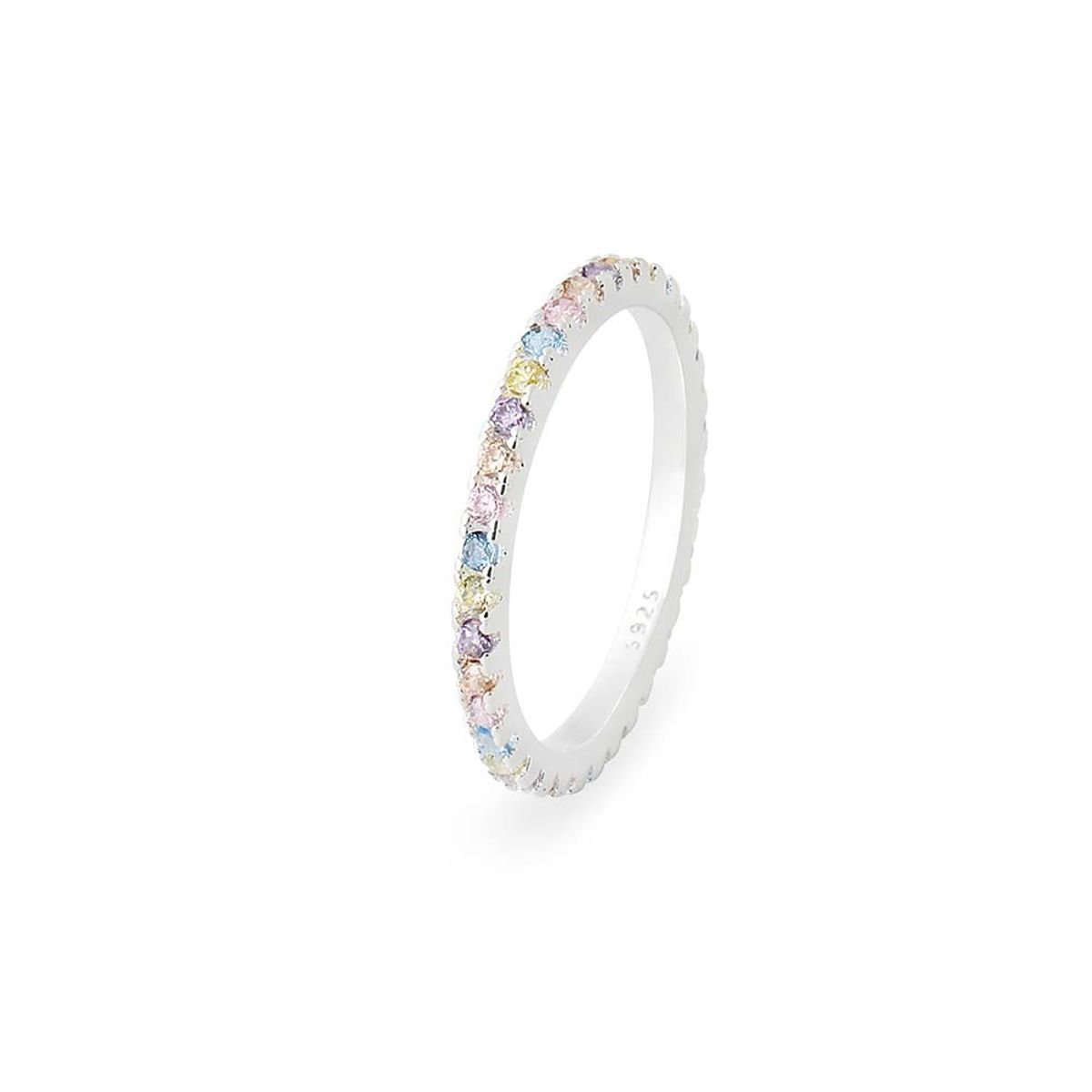 레인드랍 쥬얼리(RAINDROP JEWELRY) 레인드랍 레인보우 2MM 브릴리언트 이터니티 반지 [S925]