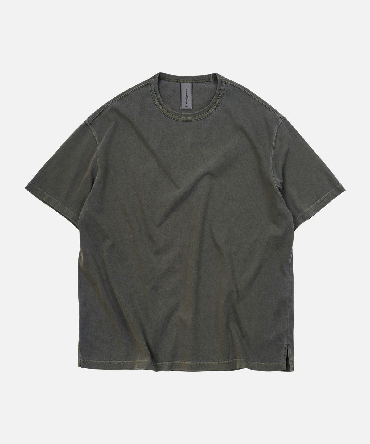 프리즘웍스(FRIZMWORKS) OG PIGMENT DYEING HALF TEE _ OLIVE