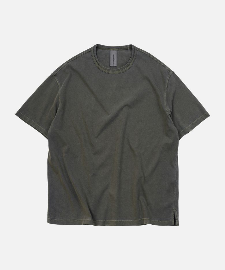 OG PIGMENT DYEING HALF TEE _ OLIVE
