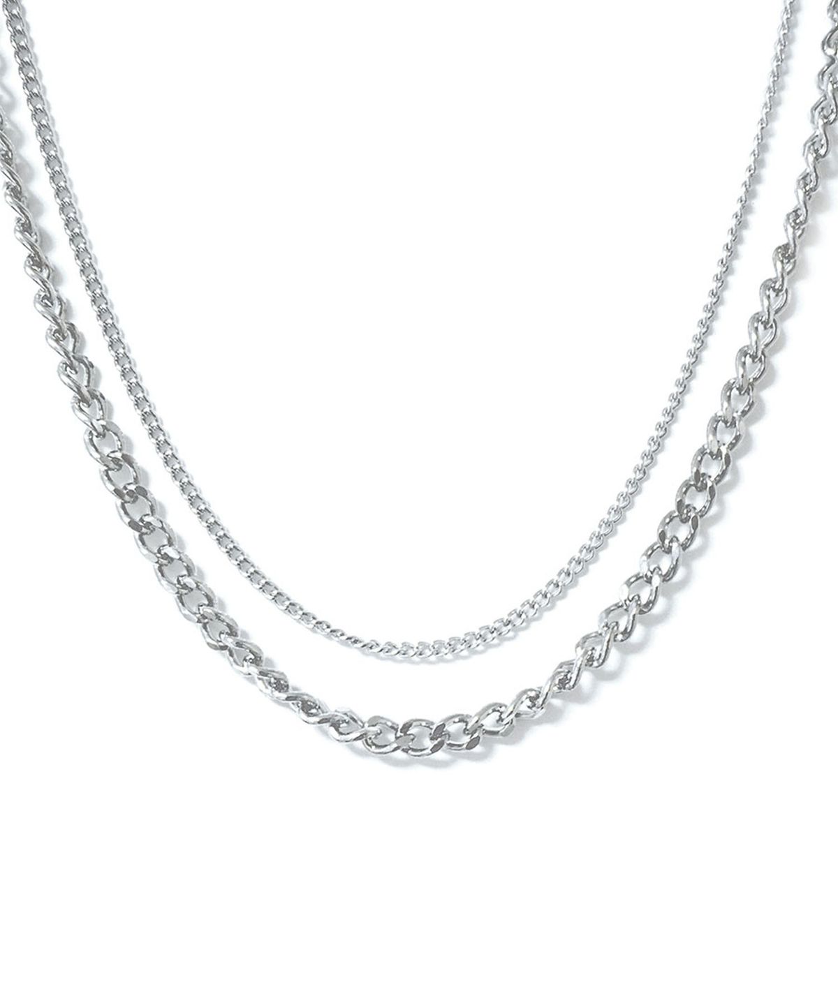 하와(HAWHA) DOUBLE CHAIN NECKLACE