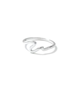CURVE WAVES RING