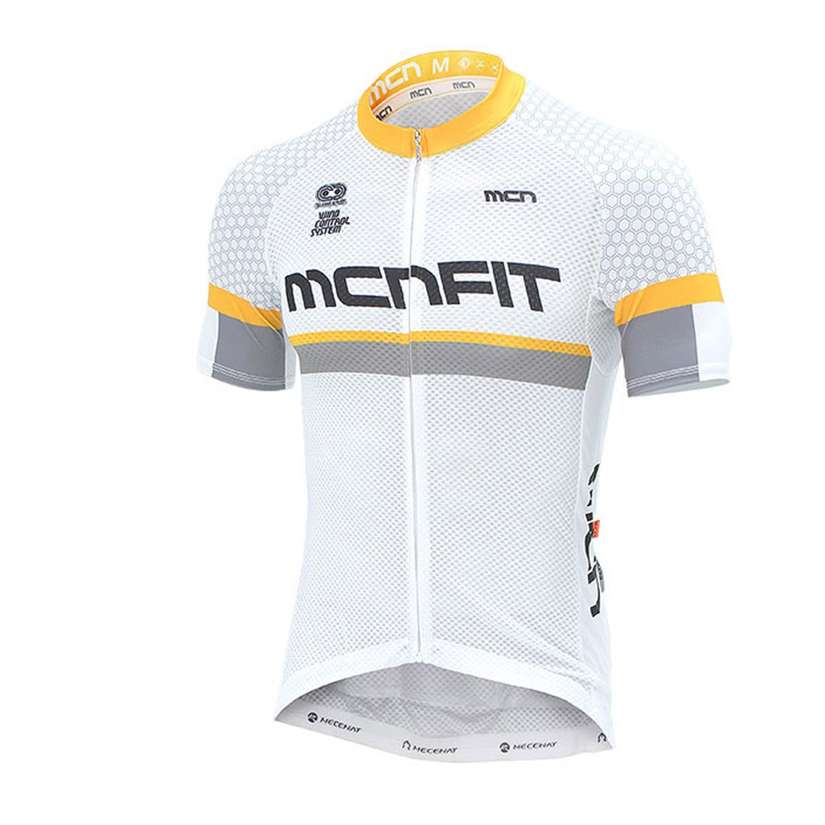 엠씨엔스포츠(MCNSPORTS) 루멘 반팔져지 화이트 자전거 의류