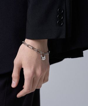 HOBO LOCK CHAIN BRACELET