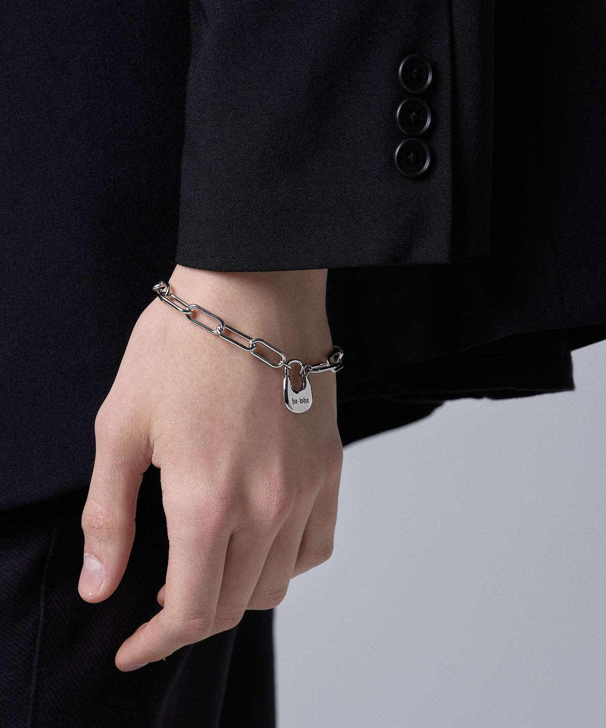 하와(HAWHA) HOBO LOCK CHAIN BRACELET