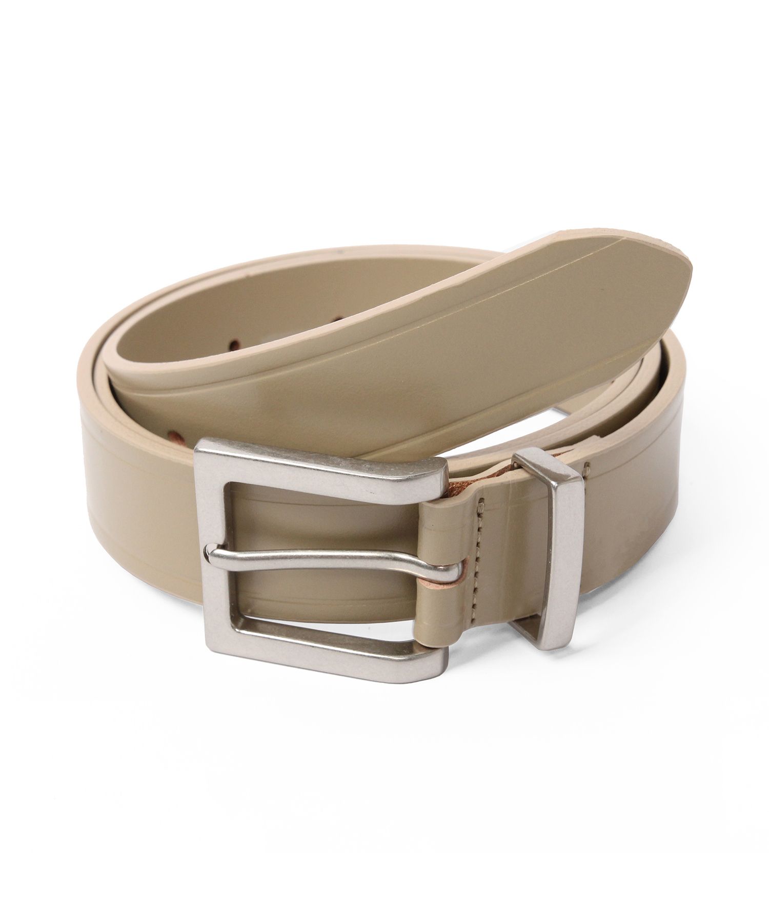 ●DOFFJASON● Minimal Square Hard Leather Belt BEIGE DJCOCBT MUSINSA | DOFFJASON Minimal Square Hard Leather Belt BEIGE