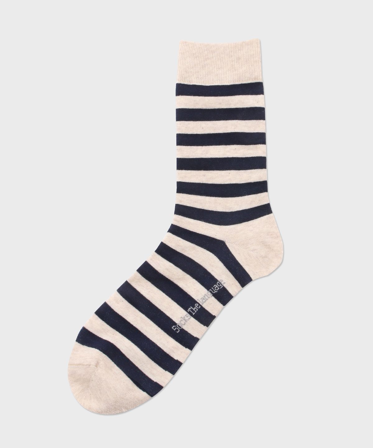 삭스더랭귀지(SOCKS THE LANGUAGE) 토피넛 스트라이프 양말