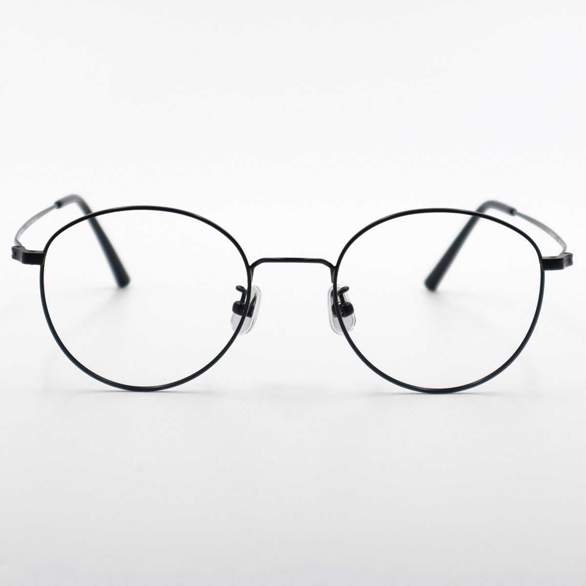 알로아이웨어(ALO EYEWEAR) [ALO BASIC] AL8202 0909M 캣츠 라운드 블랙 메탈 안경