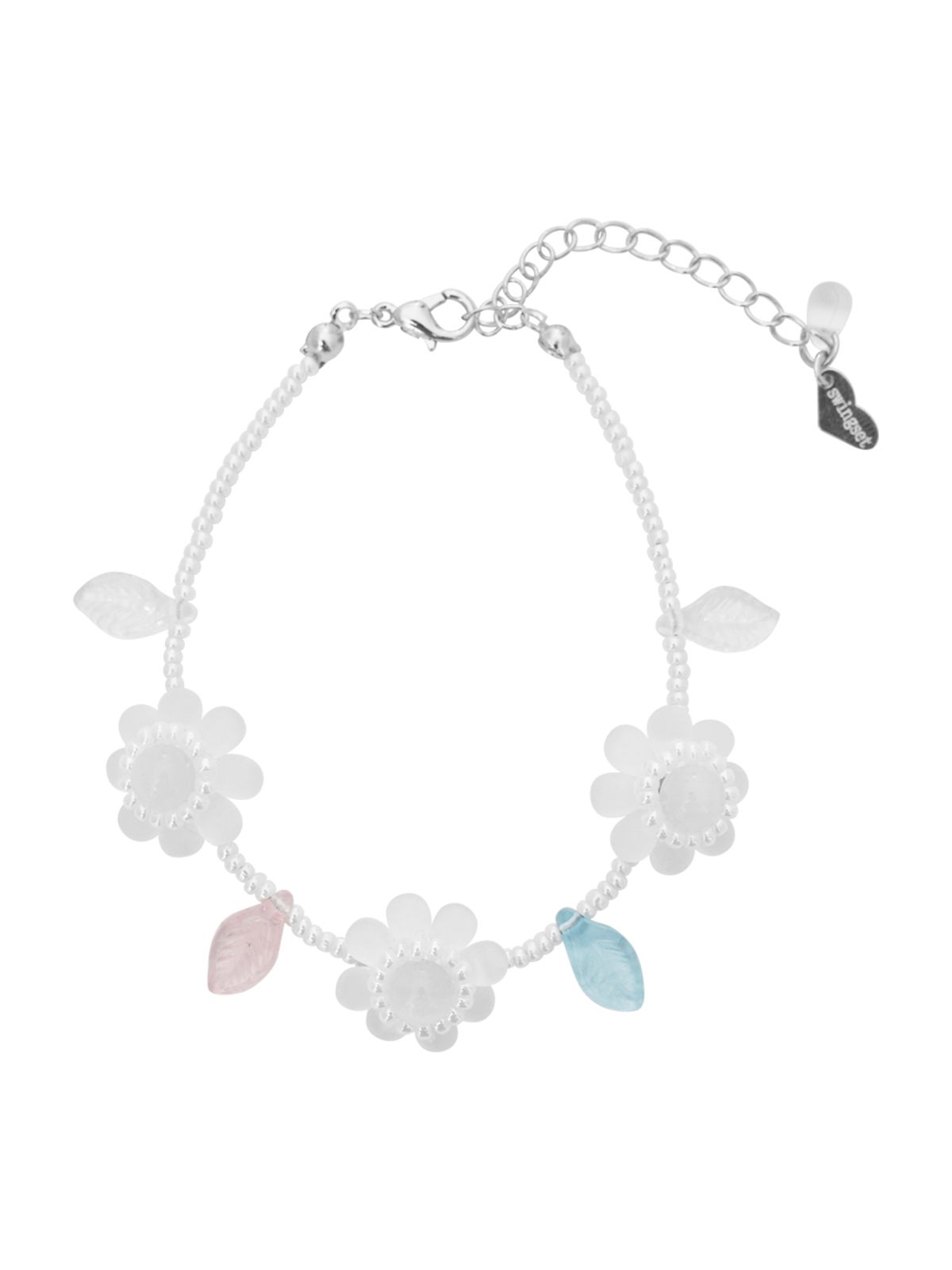 스윙셋(SWINGSET) Fog Beads Bracelet (White)