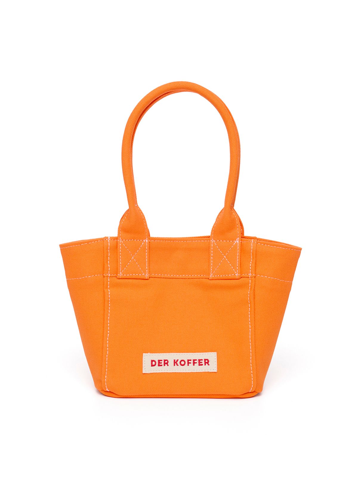 델코퍼(DER KOFFER) SHOPPER CANVAS MINI [NEON ORANGE]