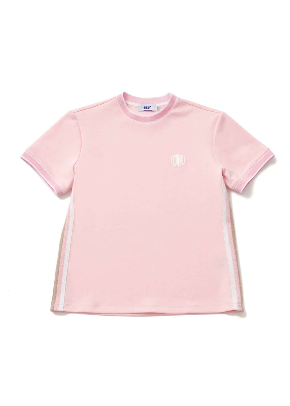 블루닷(BLUDOT) 라인 포인트 티셔츠_PK