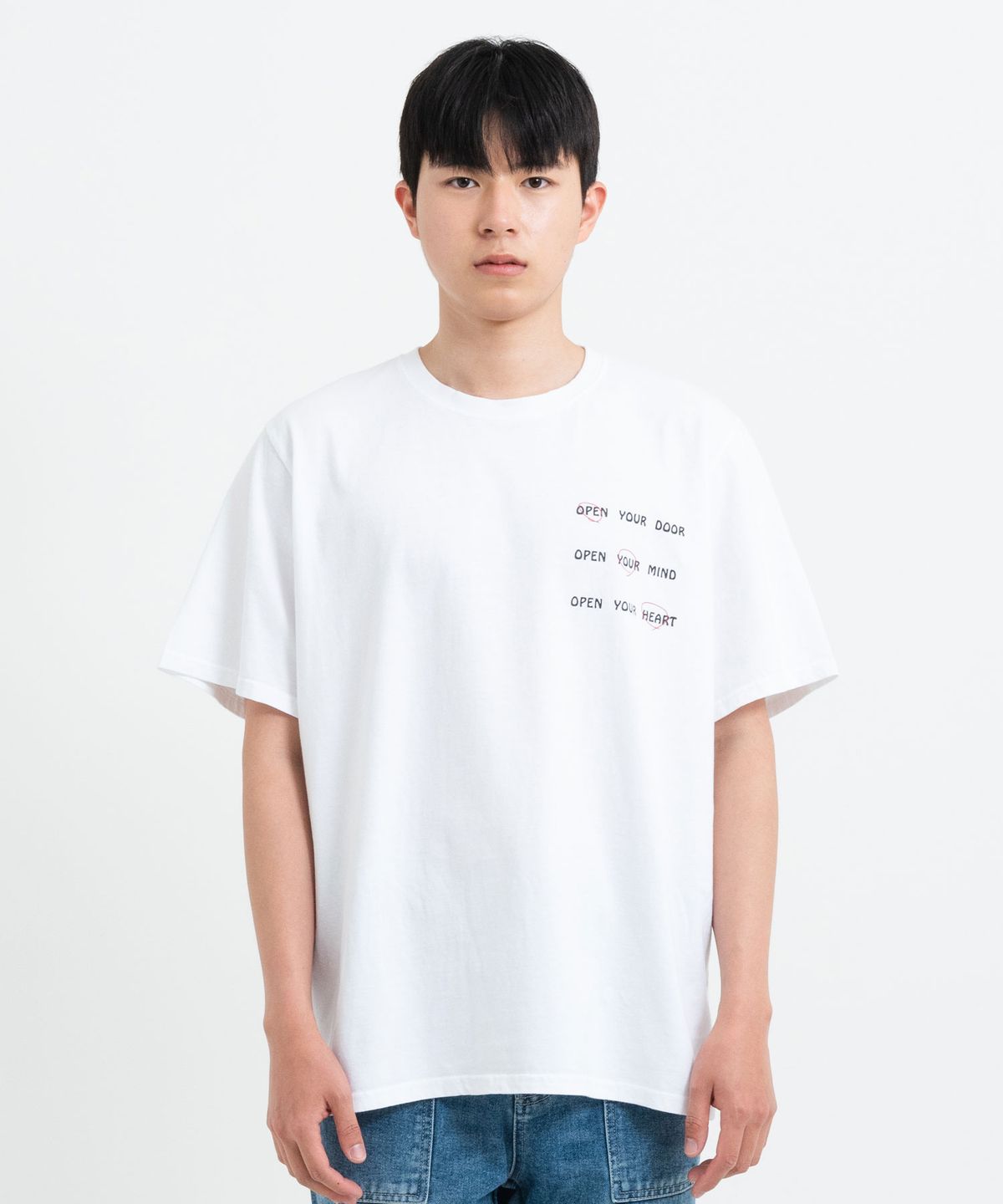 모아(MOAA) 바이오 워싱 OPM 티셔츠 (WHITE)