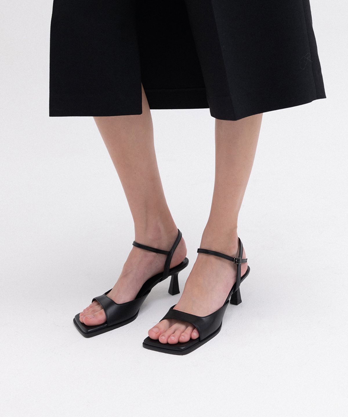 키에레이(CHIELEI) NEW WIDE EDGE SANDAL [C2S08 BK]