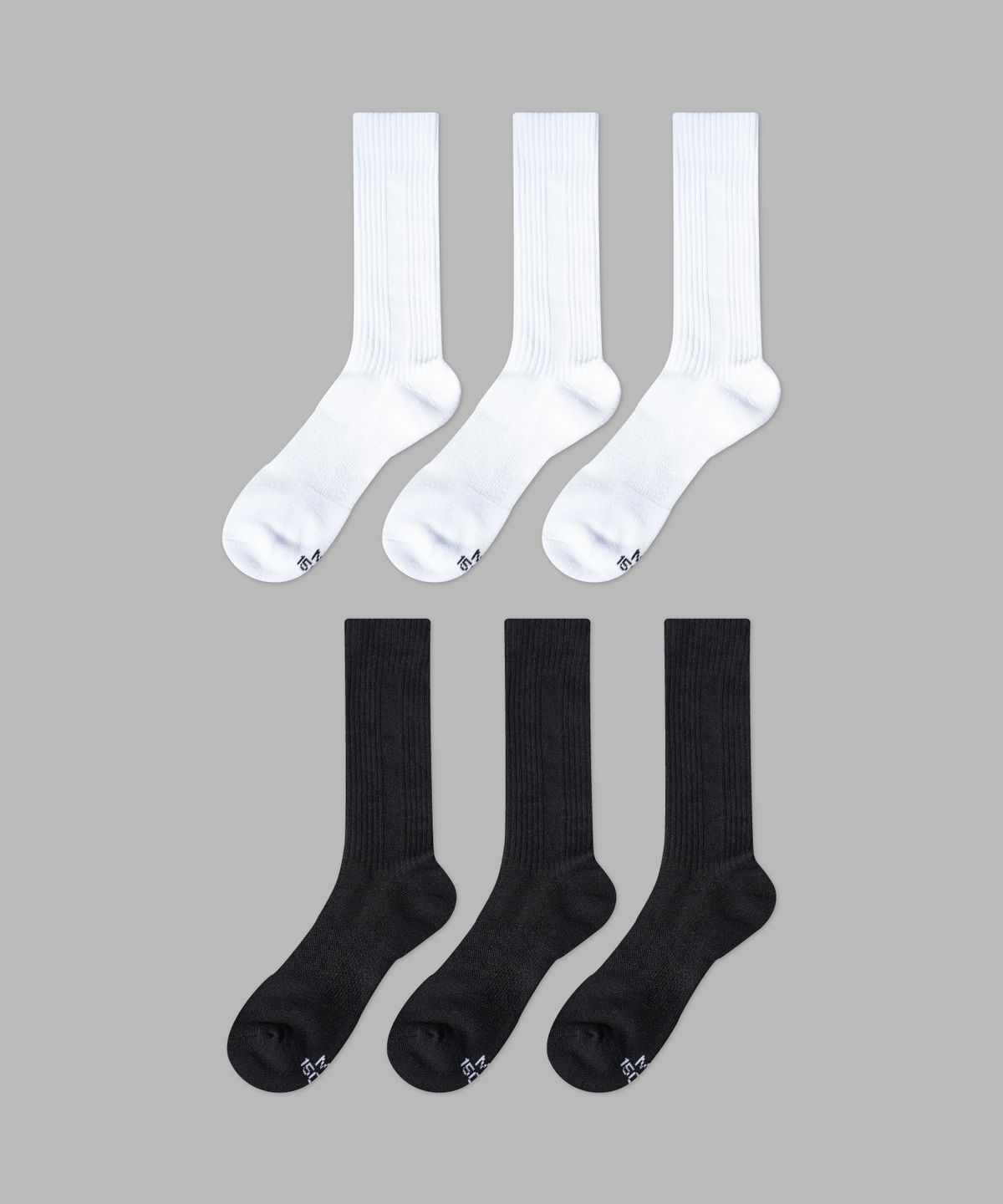 일오공칠(IL-O-GONG-CHIL) [3PACK] 1507 애슬레틱 쿨맥스 삭스_ 스노우 화이트/블랙