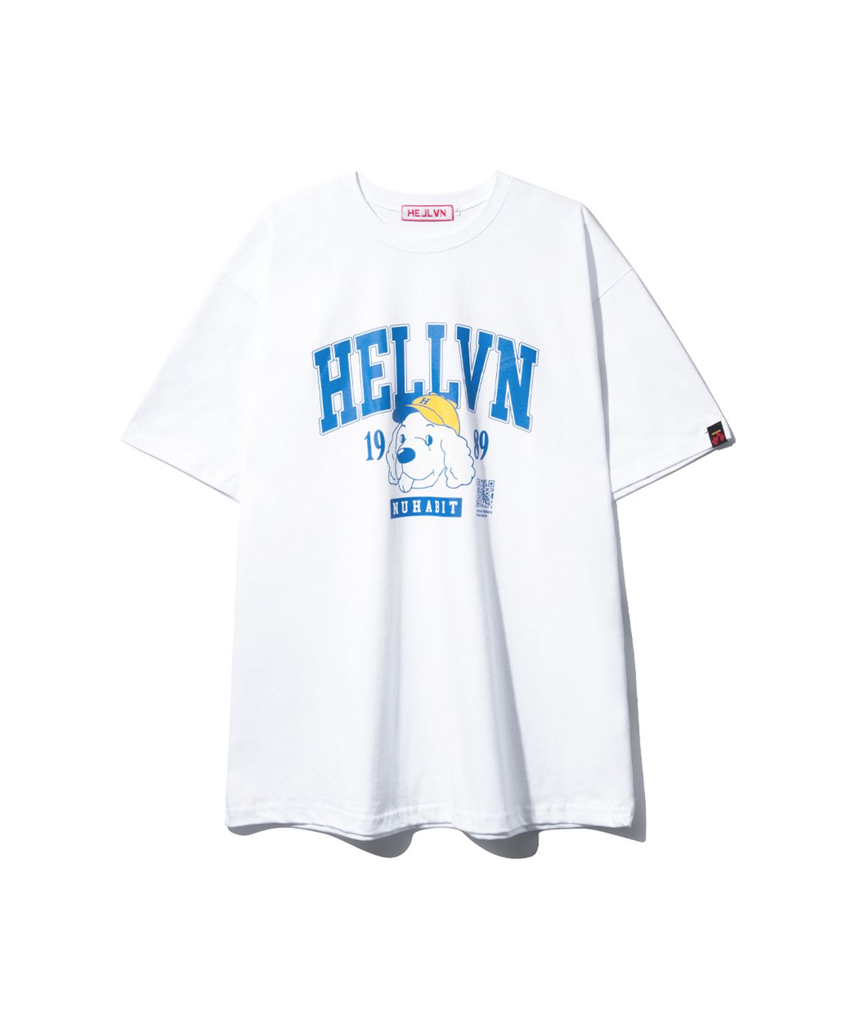 헬븐(HELLVN) H/V SMILEDOG 반팔_화이트 (GAS1-2HVA37)