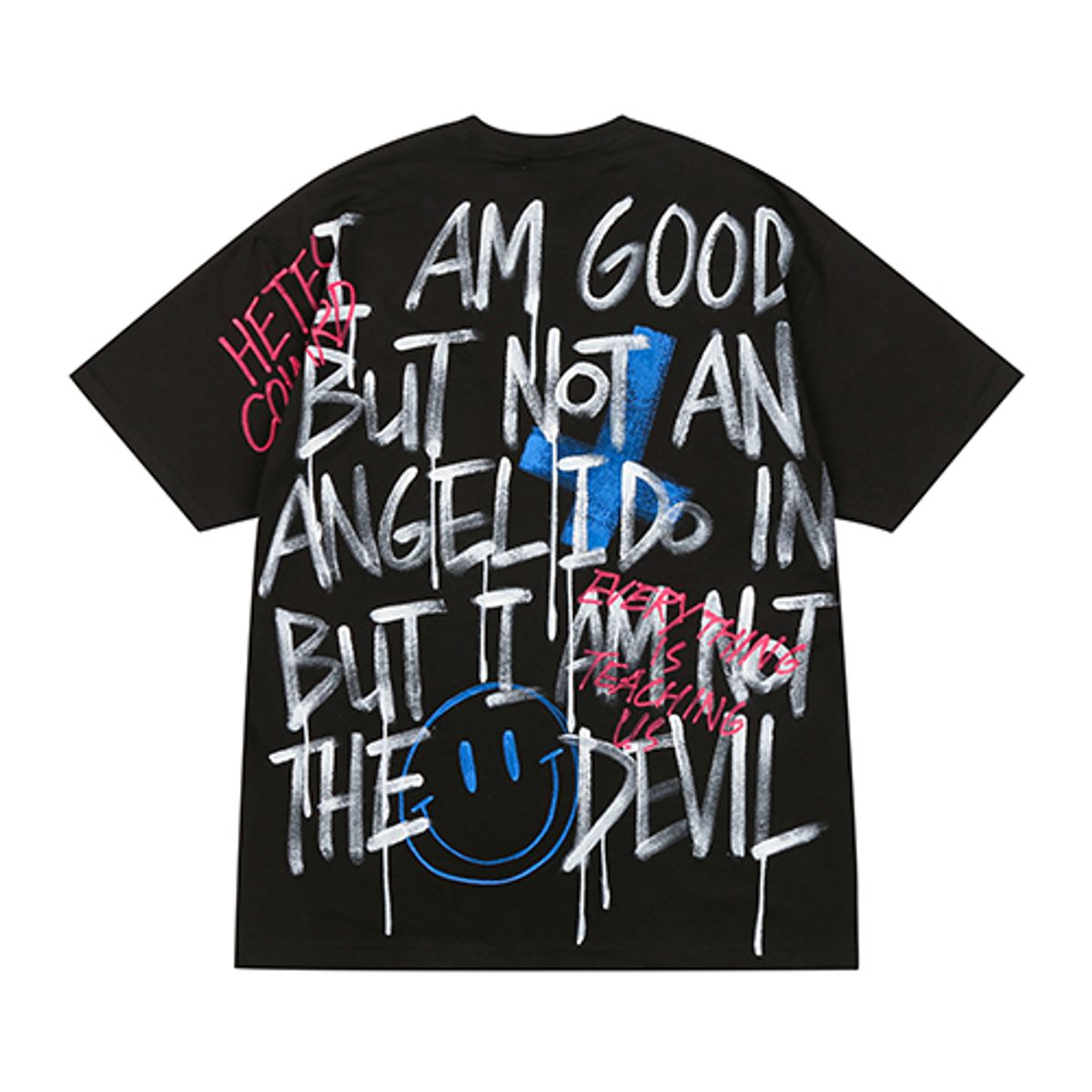 더 매드니스(THE MADNESS) HAND WORK LETTERING T-SHIRTS_BK