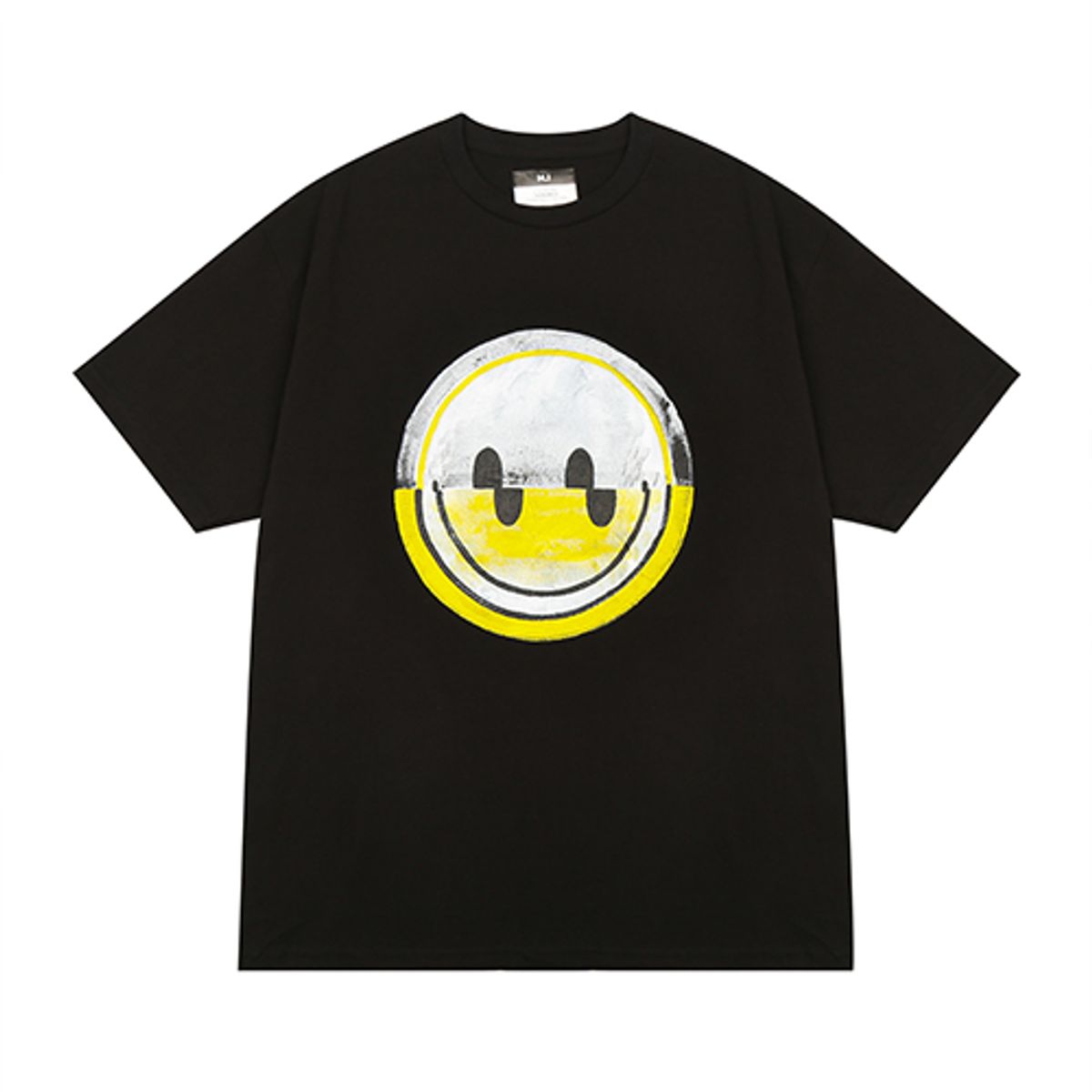 더 매드니스(THE MADNESS) HAND WORK UNSMILE T-SHIRTS_BK