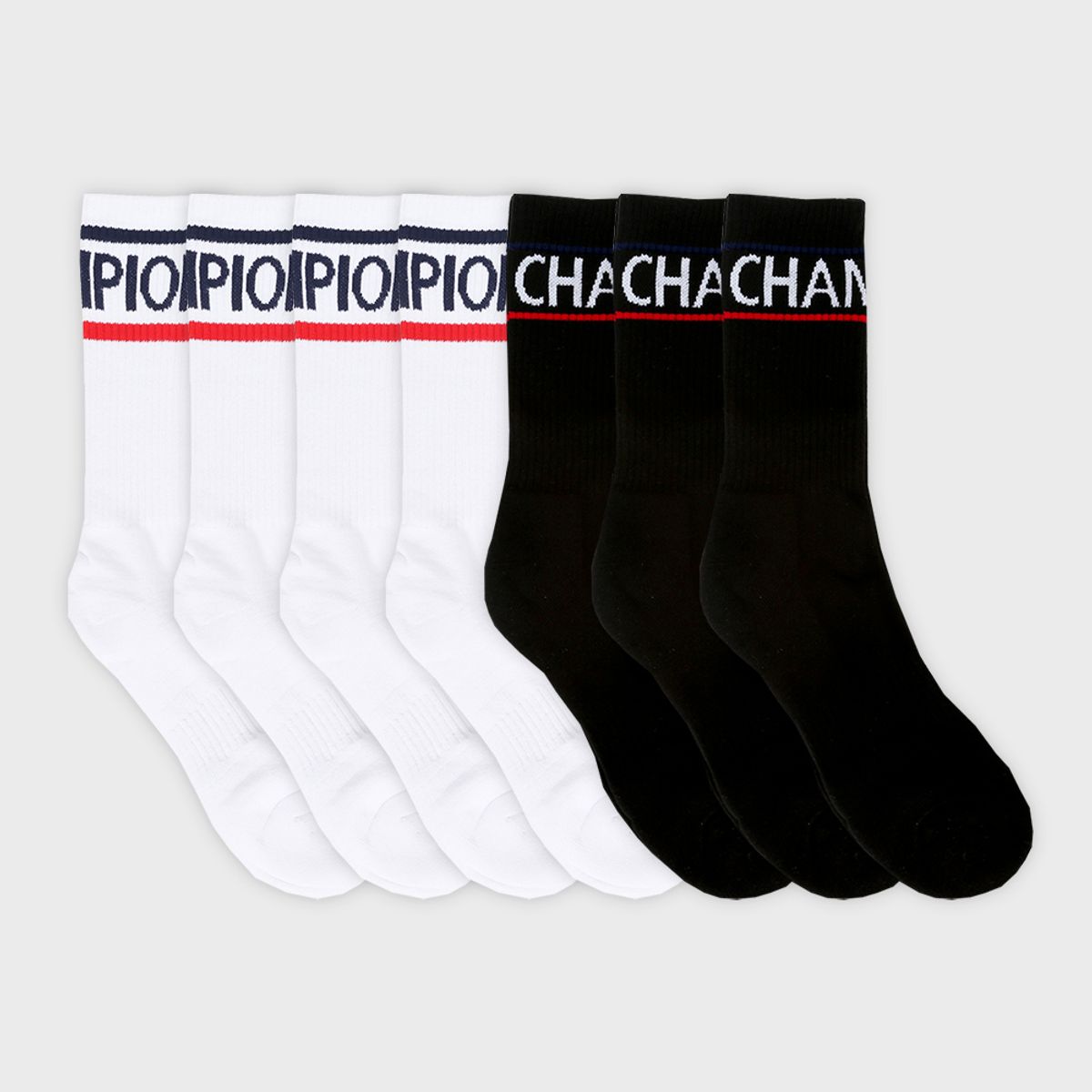 삭스에이(SOCKSA) [7PACK] 더블쿠션 156N 챔피온 크루 삭스 2색상