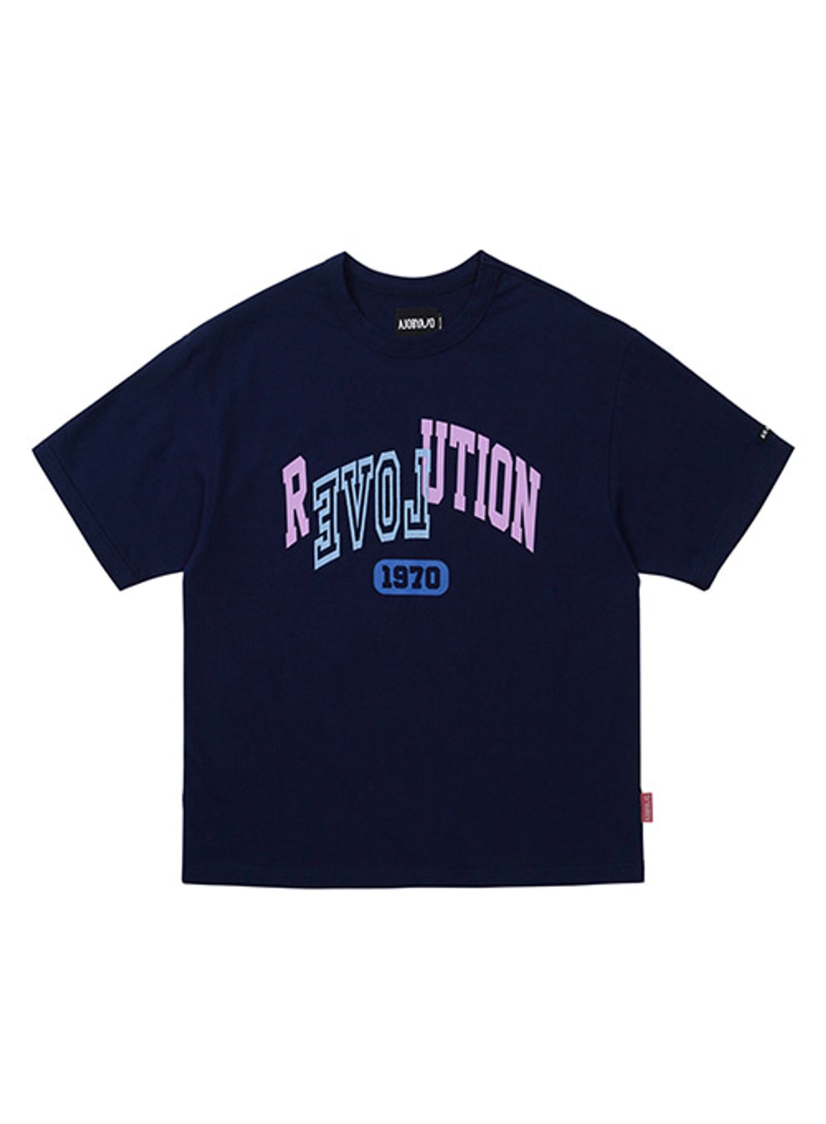 아조바이아조(AJOBYAJO) Pride Love Revolution T-Shirt [NAVY]