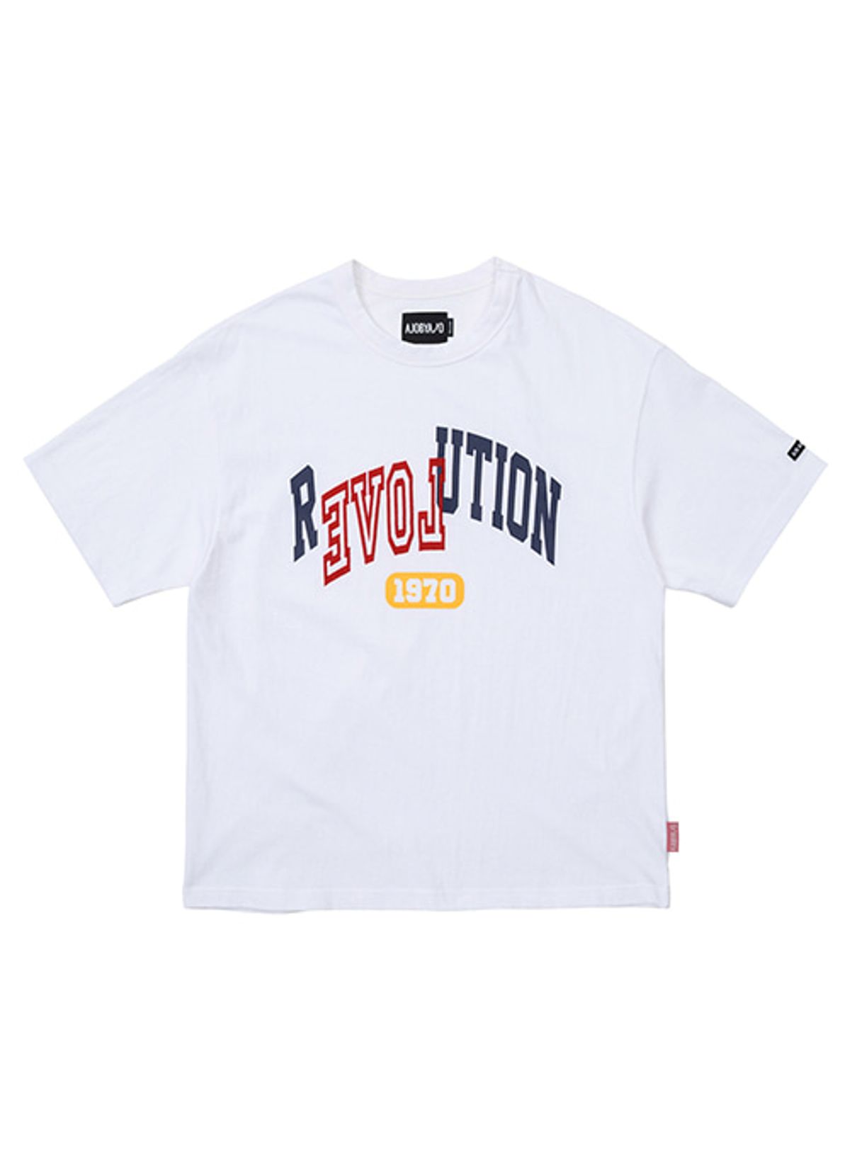 아조바이아조(AJOBYAJO) Pride Love Revolution T-Shirt [WHITE]