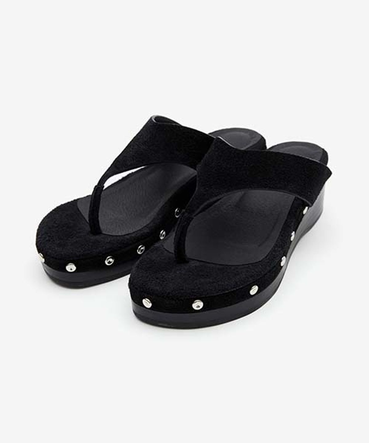 문선 아카이브(MOONSUN ARCHIVE) Western Studed Flip-Flop [Black]