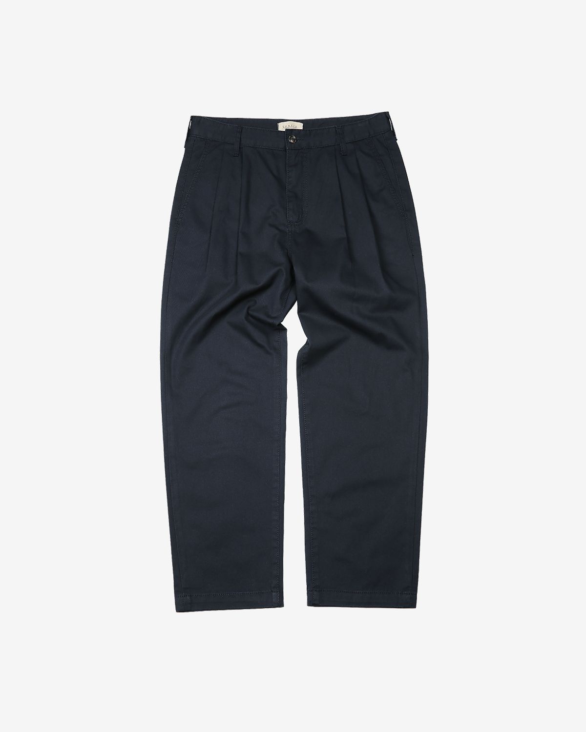 솔티(SORTIE) Tura Cotton Washed Pants (Navy)