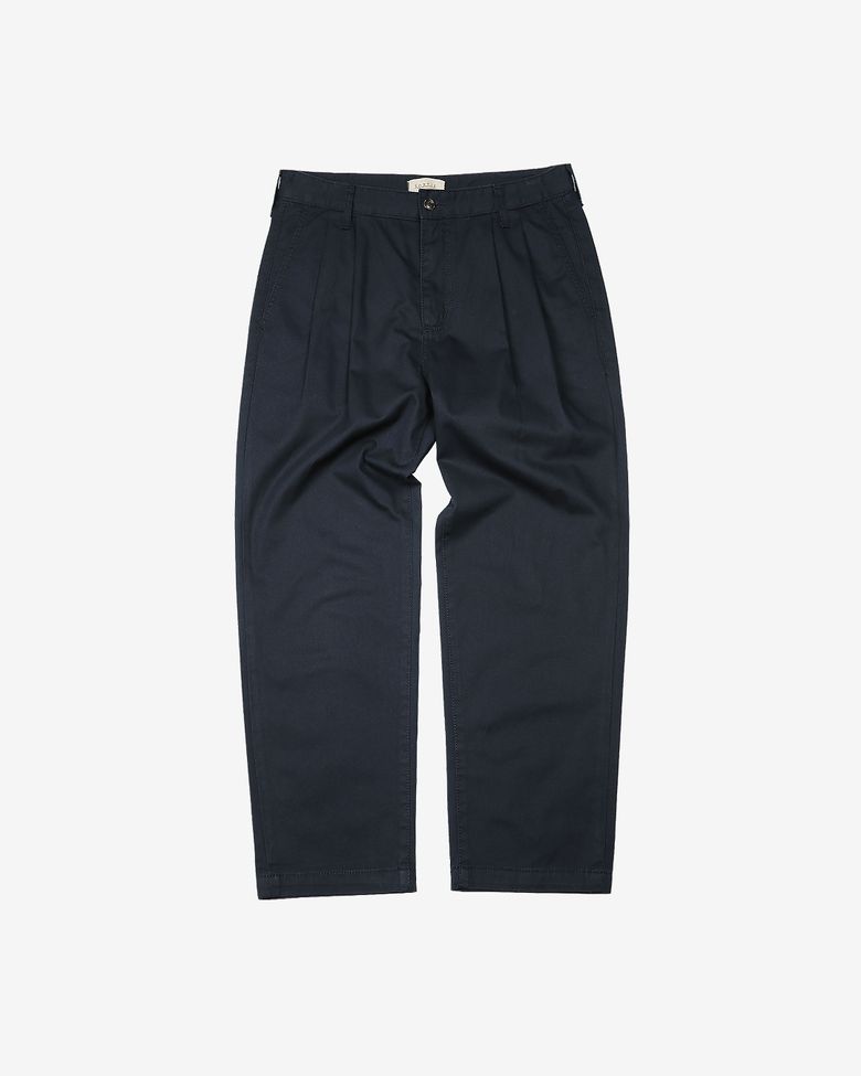 Tura Cotton Washed Pants (Navy)