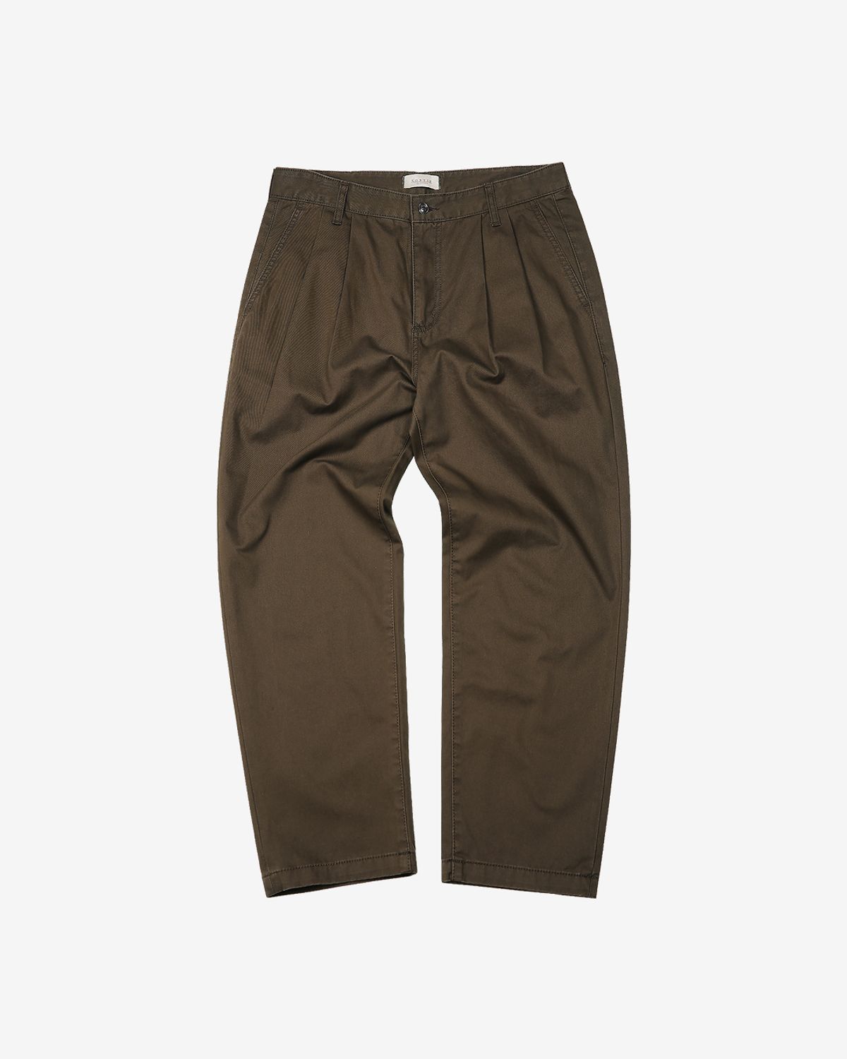 솔티(SORTIE) Tura Cotton Washed Pants (Brown)