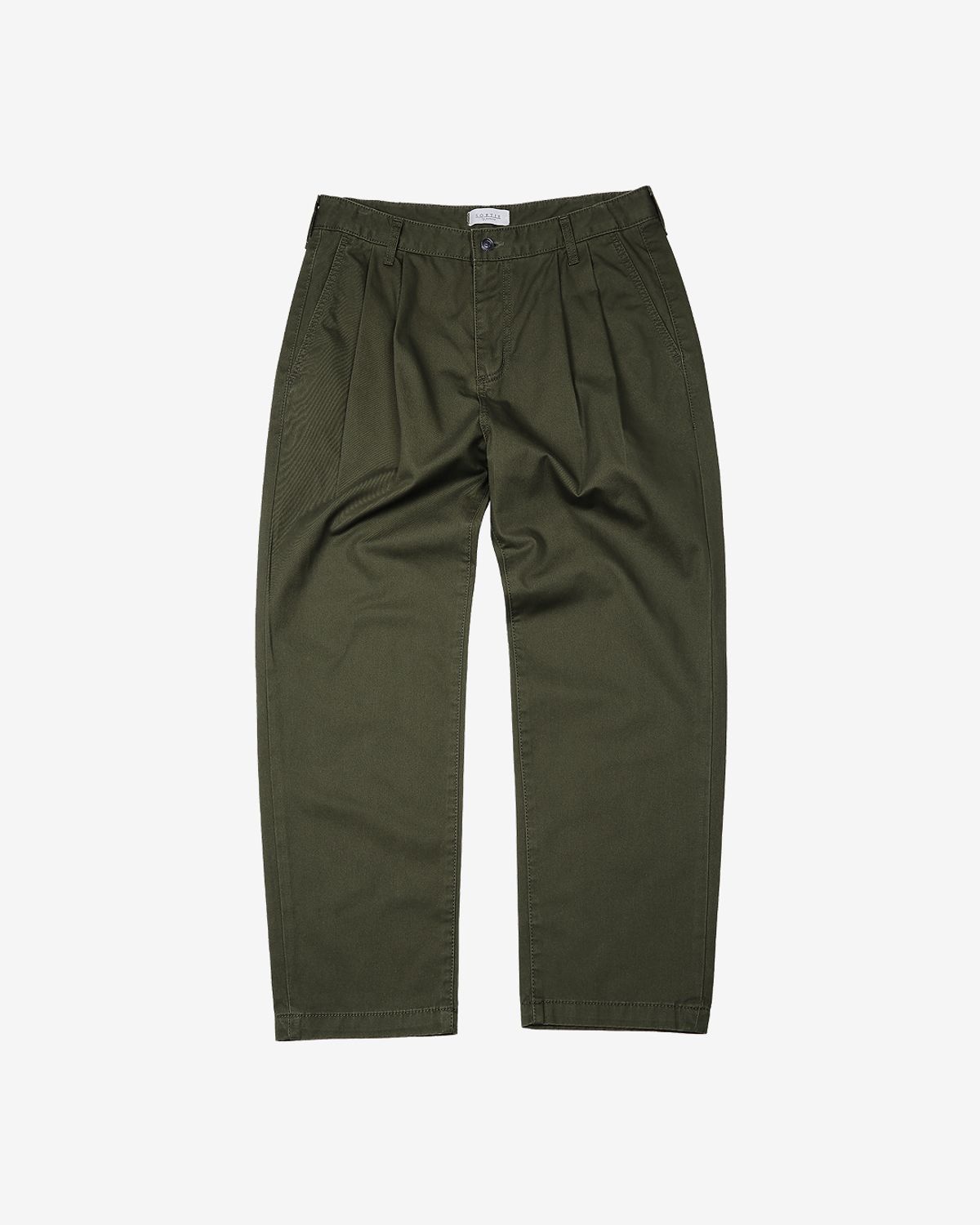 솔티(SORTIE) Tura Cotton Washed Pants (Khaki)