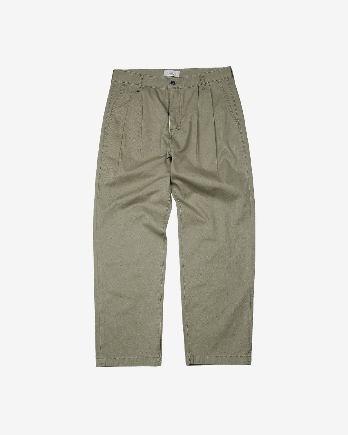 솔티(SORTIE) Tura Cotton Washed Pants (Light Khaki)