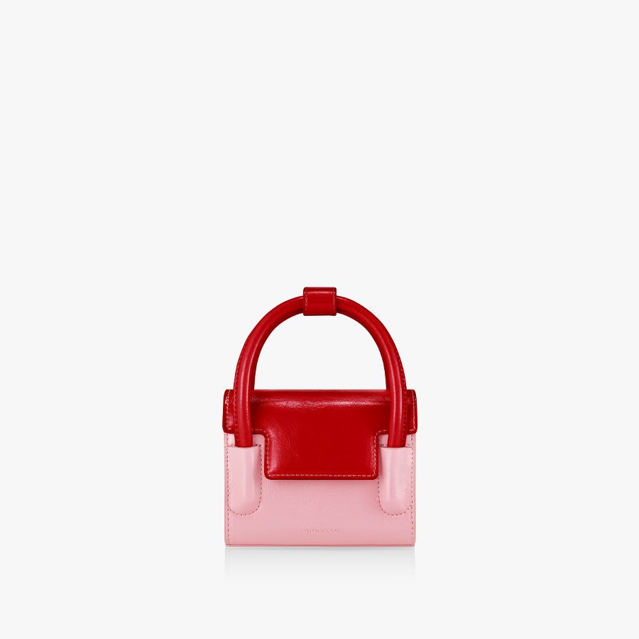FIND KAPOOR ファインドカプア マティバッグ 12 ミニ ピンク/レッド 