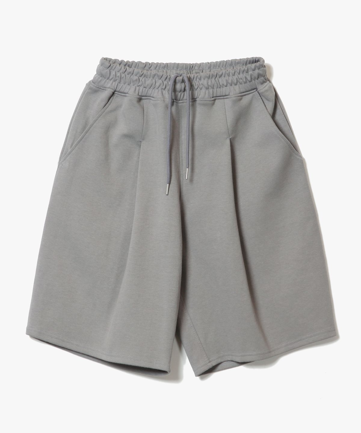 제로(XERO) Deep One Tuck Sweat Shorts [Dark Cloud]