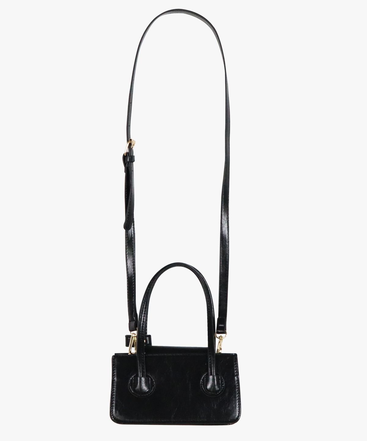 핑크파인애플(PINK PINEAPPLE) PETITE SQUARED BAG_BLACK