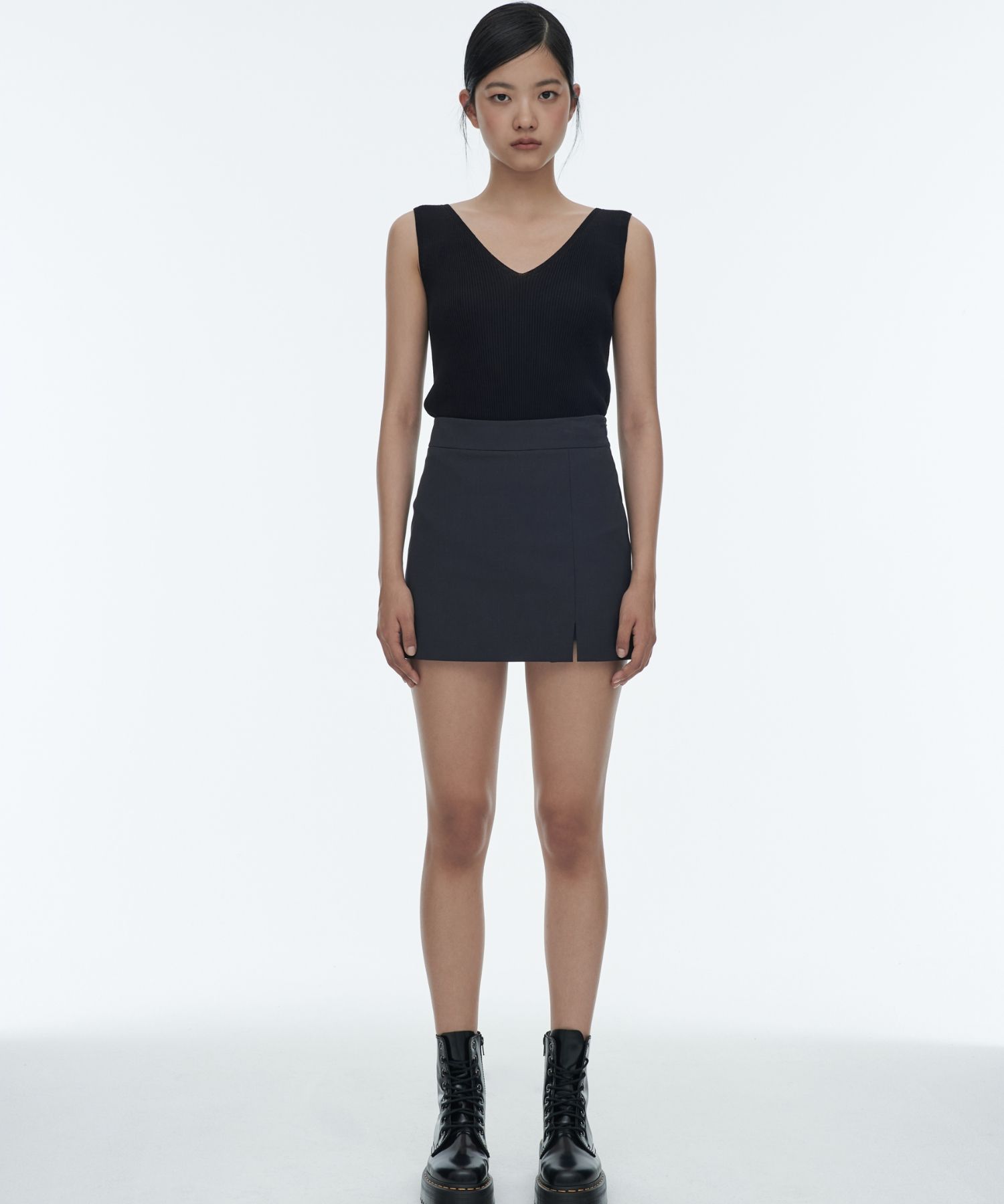 페르フリルミニスカート misekiseoul blackup musinsa MUSINSA