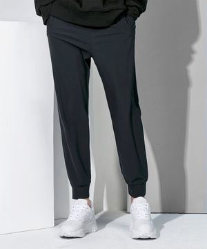 트리코트 에어쿨러 조거팬츠 블랙