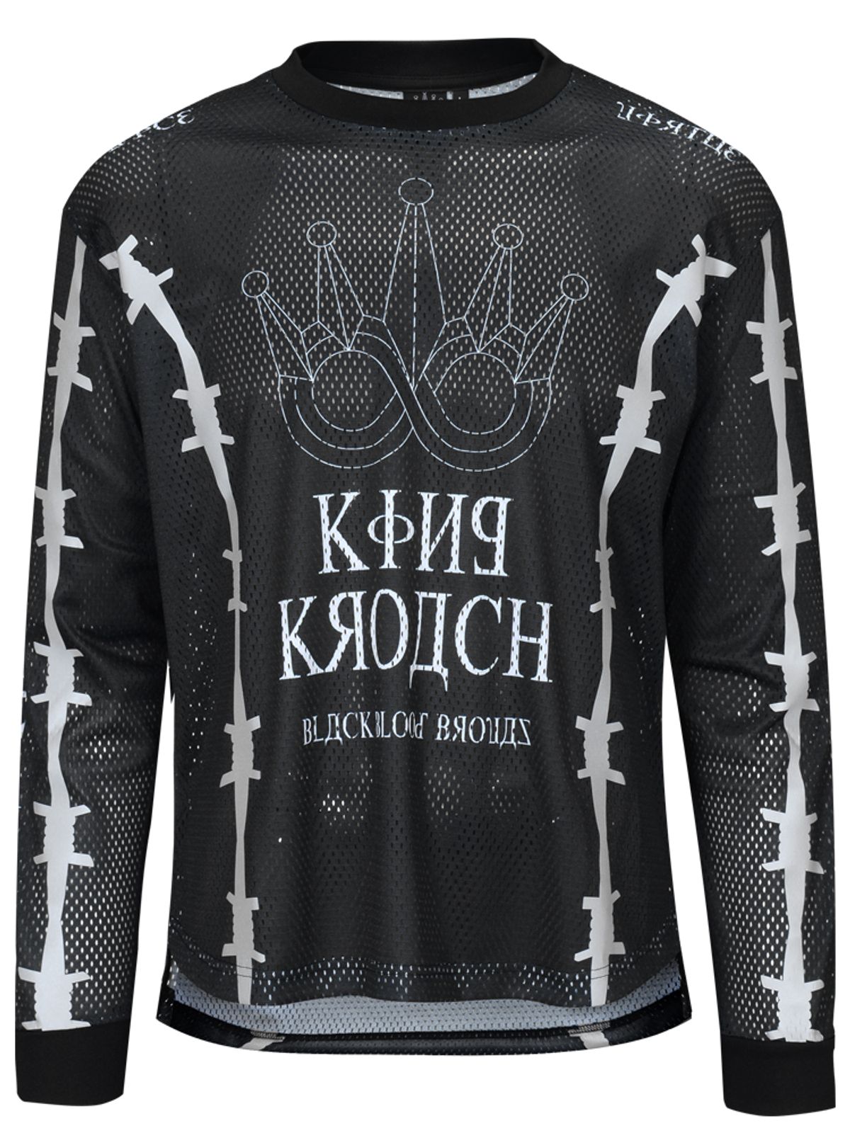 킹크로치(KING KROACH) BARBED WIRE MESH JERSEY