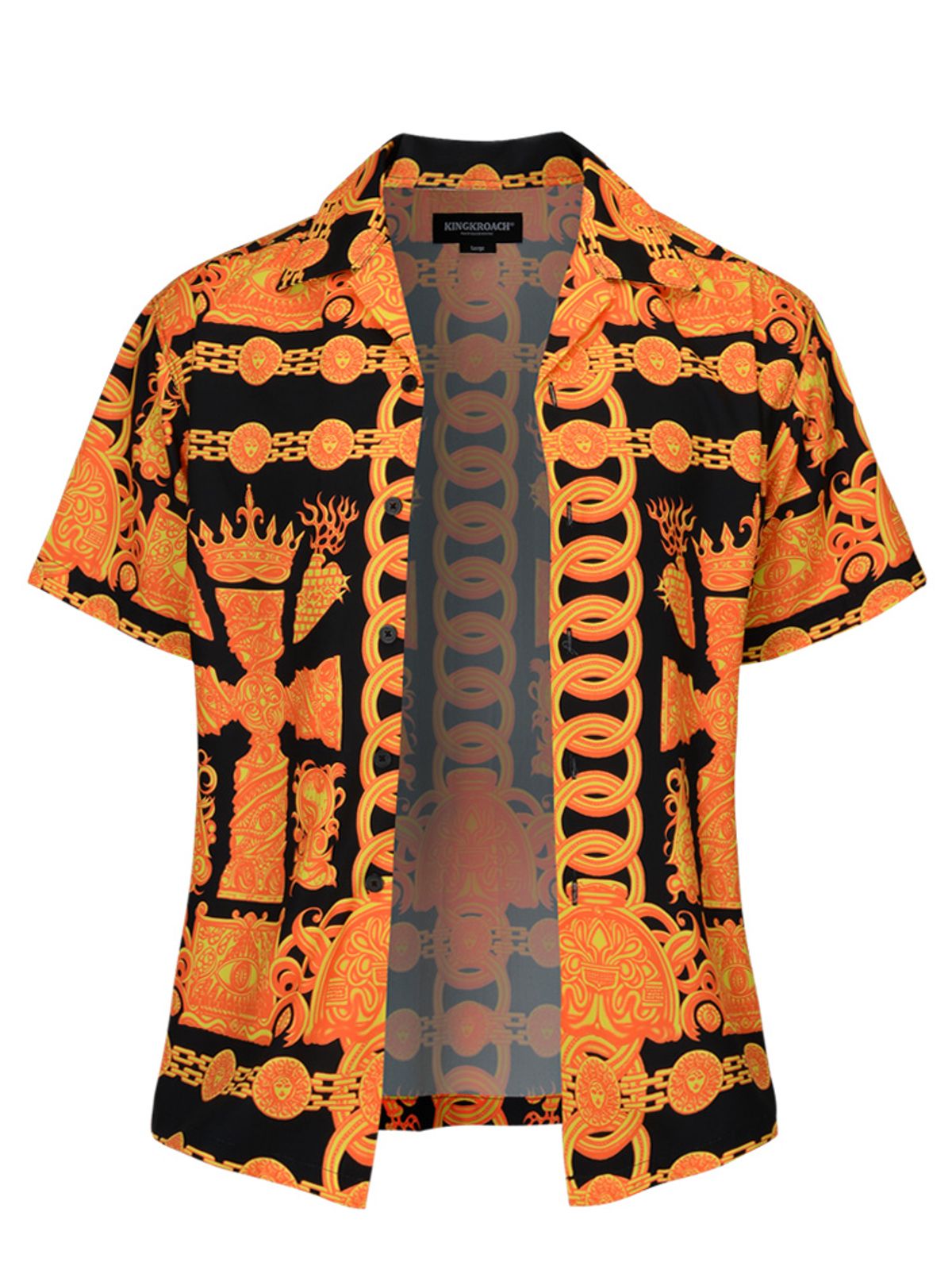 킹크로치(KING KROACH) HOLY KROSS HAWAIIAN SHIRT