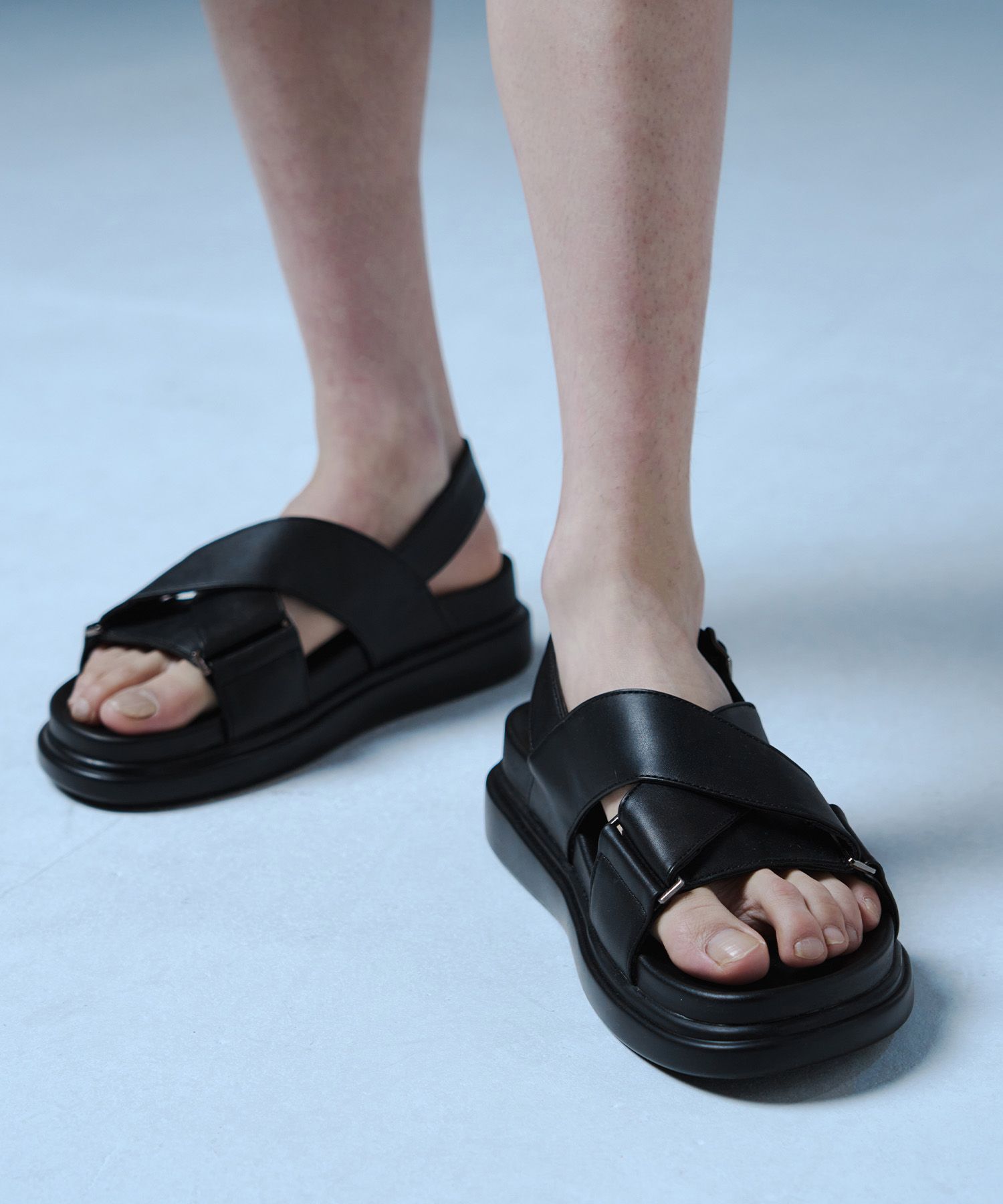 ★韓国人気★DRAW FIT★REEDTION SLIDE BAND SANDAL MUSINSA | DRAW FIT Re-edition Slide Band Sandals [BLACK]