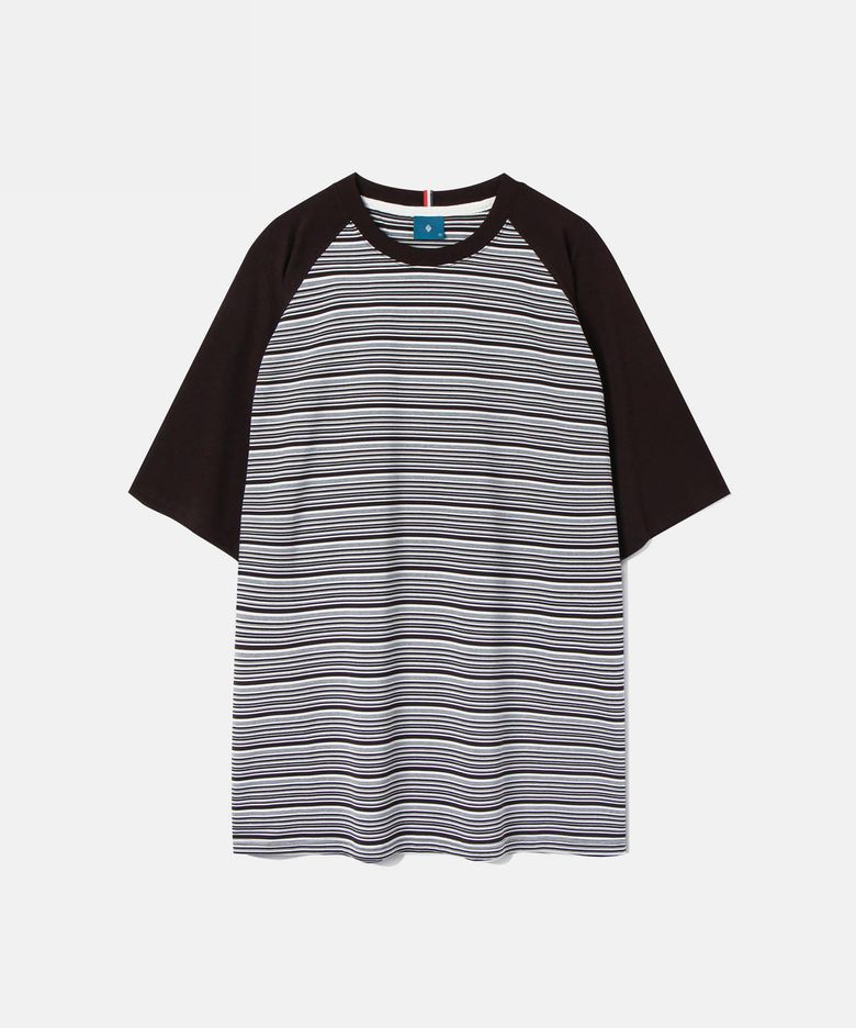 Solid & Striped Air Comfort Short Sleeve T-shirt T67 Brown