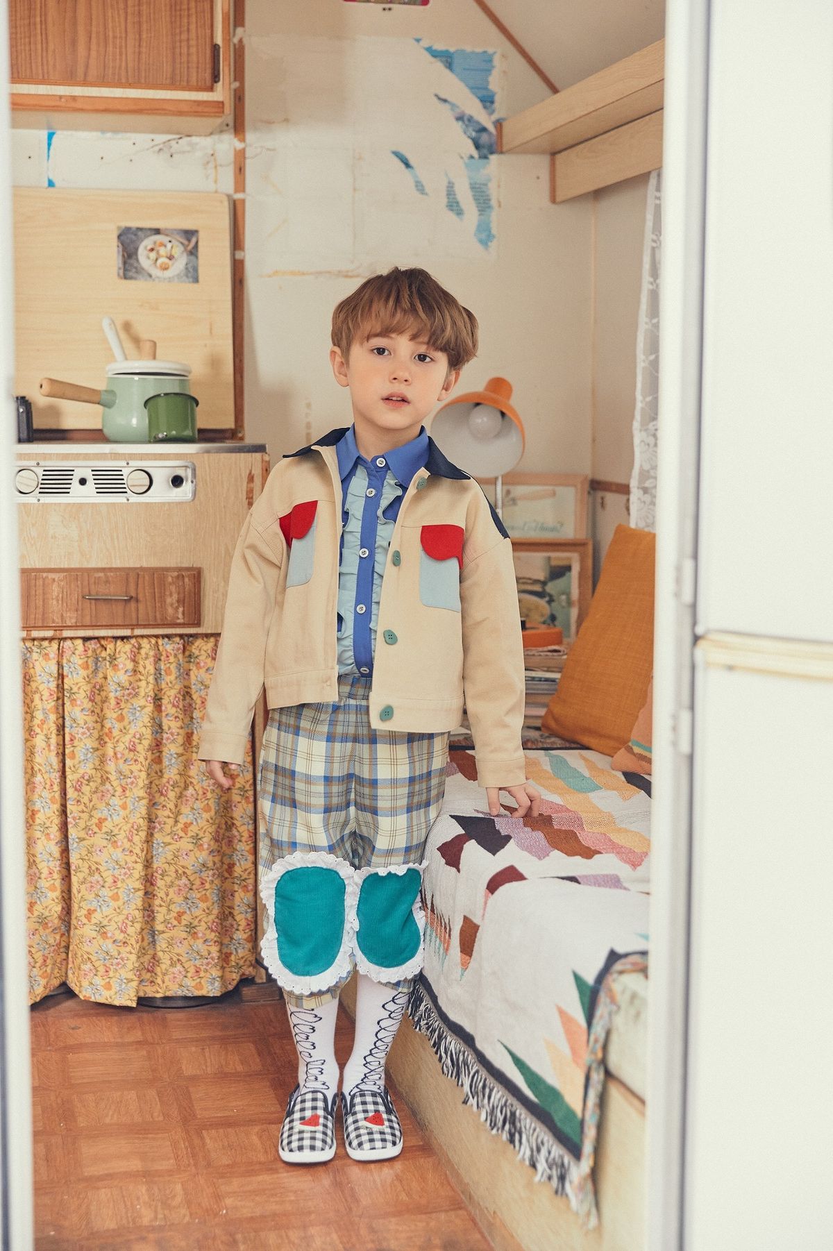 디망쉬키즈(DIMANCHE KIDS) 선물팬츠(그린)