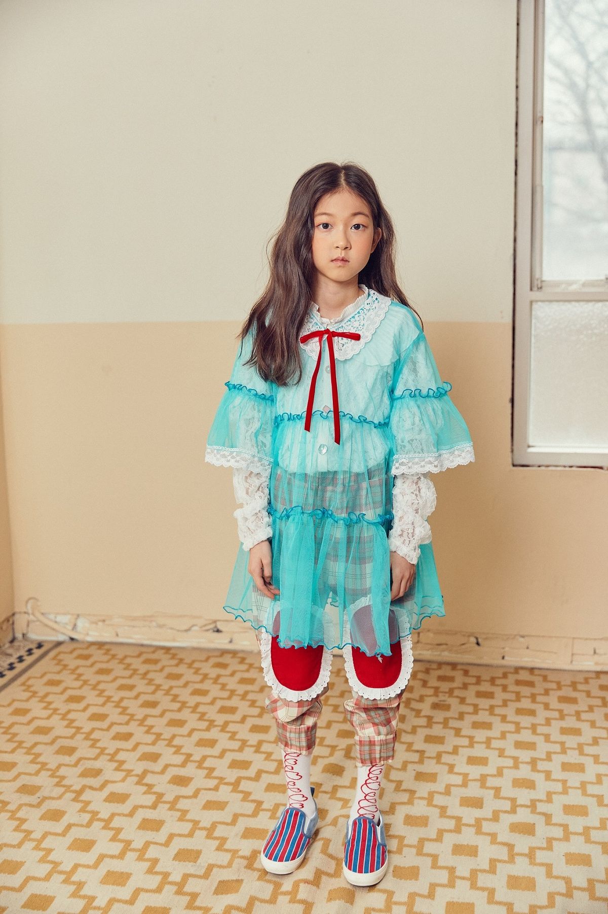 디망쉬키즈(DIMANCHE KIDS) 샤베트원피스