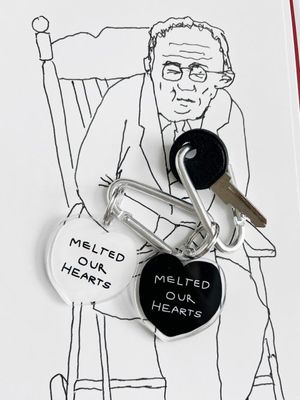 Melted our hearts Keyring ver.2 (Black)