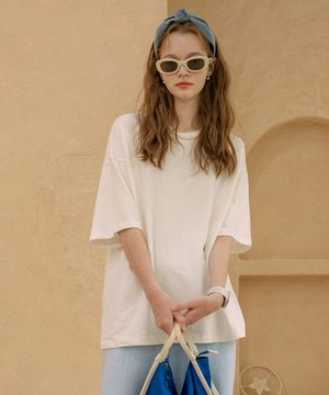 A3414 Boyfriend T-shirt_White