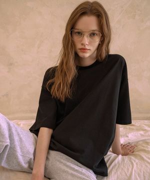 A3414 Boyfriend T-shirt_Black