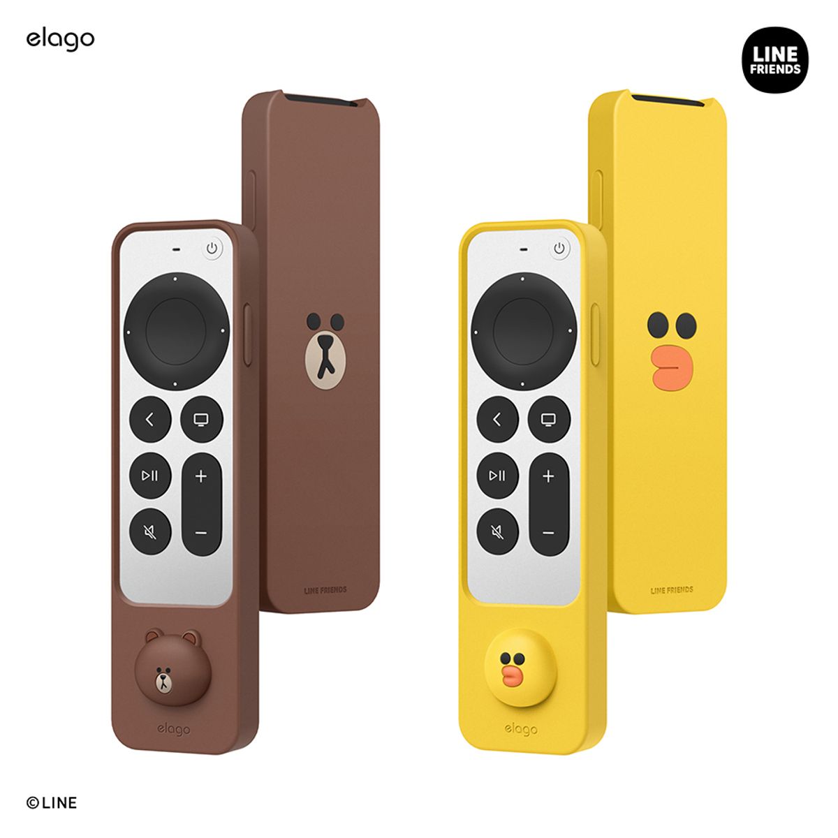 엘라고(ELAGO) 라인프렌즈 2021 애플티비4K 리모컨 케이스