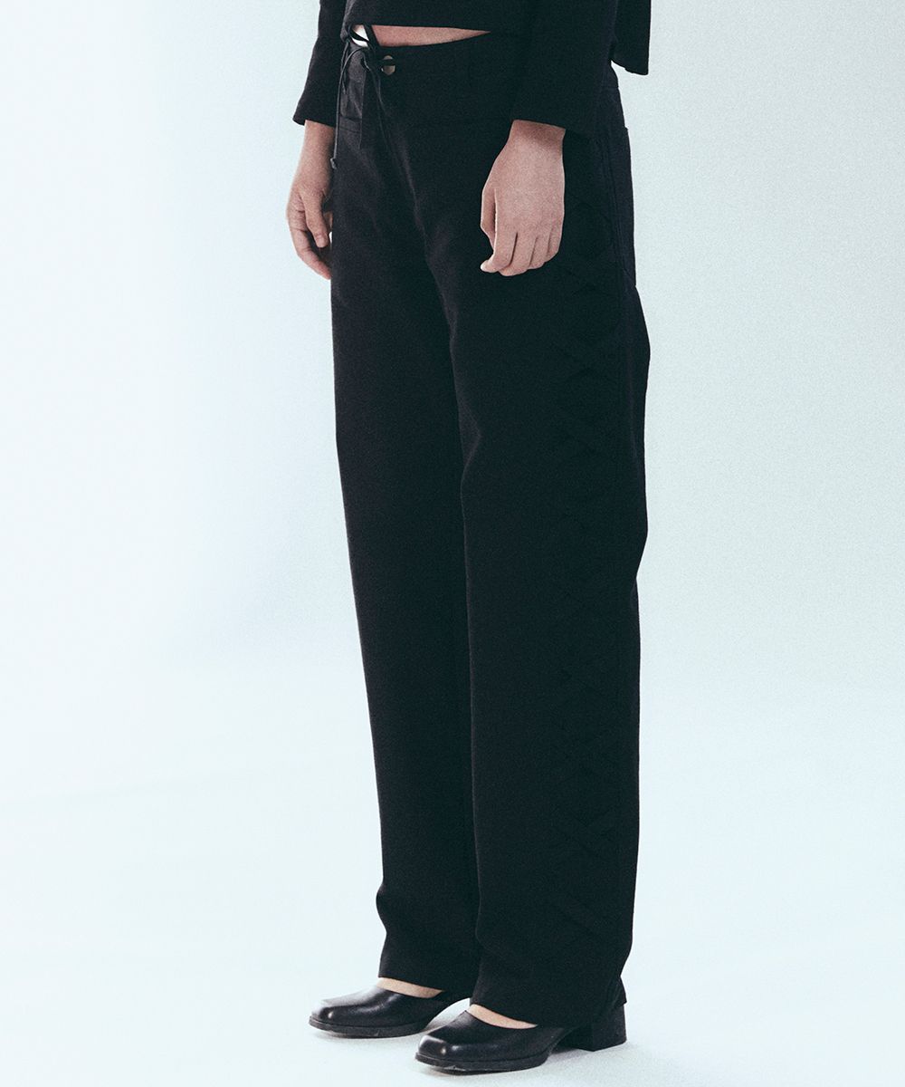 MUSINSA公式 | HALOMINIUM 3 Part Utility Pants / Black