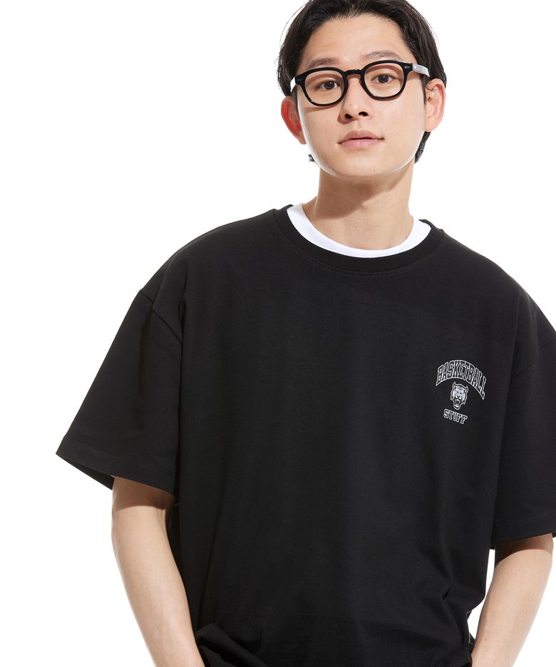 스몰타이거 헤비 반팔티 블랙