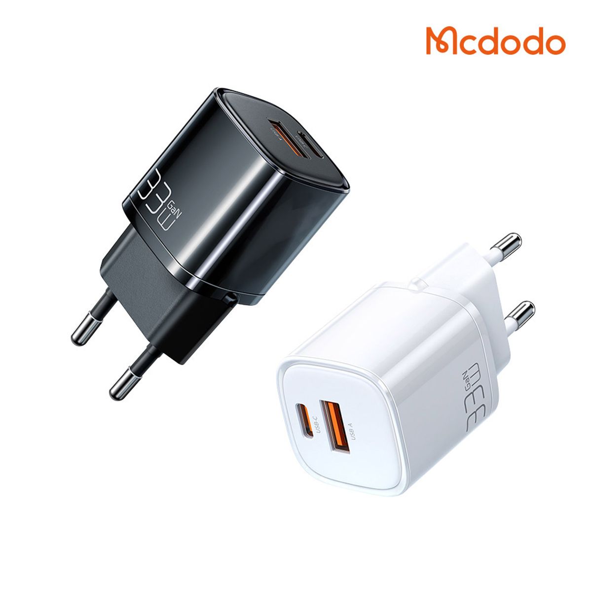 맥도도(MCDODO) GaN PD3.0 PPS 33W 초고속 미니 2포트 멀티 충전기 CH084