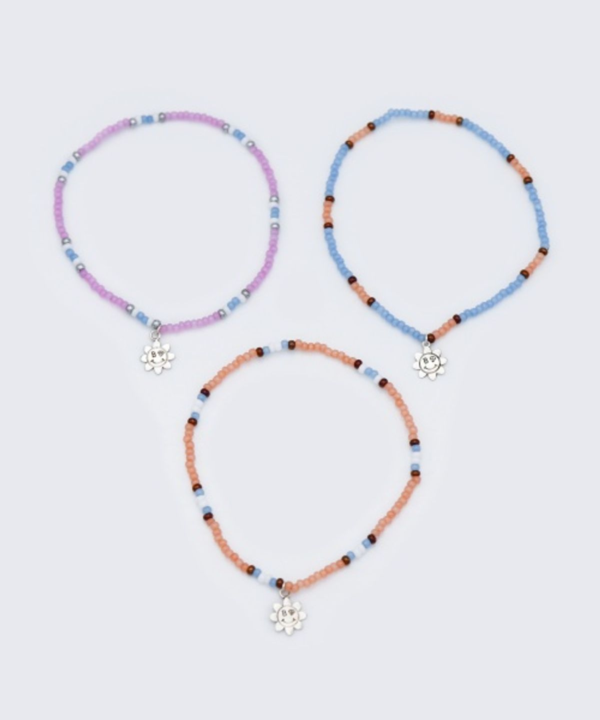 봉보(BONBEAU) Soft ethnic color mix Bracelet 소프트 에스닉 컬러 믹스 비즈 팔찌